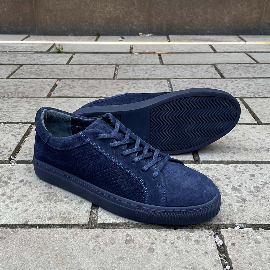 mens blue suede shoes uk