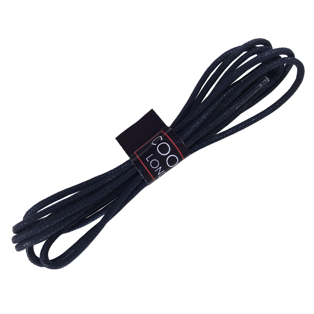 Navy Blue Shoe Laces Coogan London