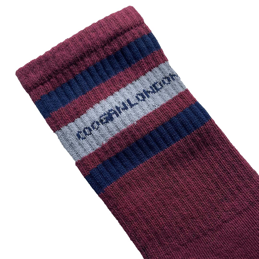 Ribbed cotton socks