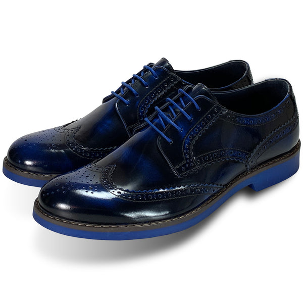 Mens blue 2025 shoes uk