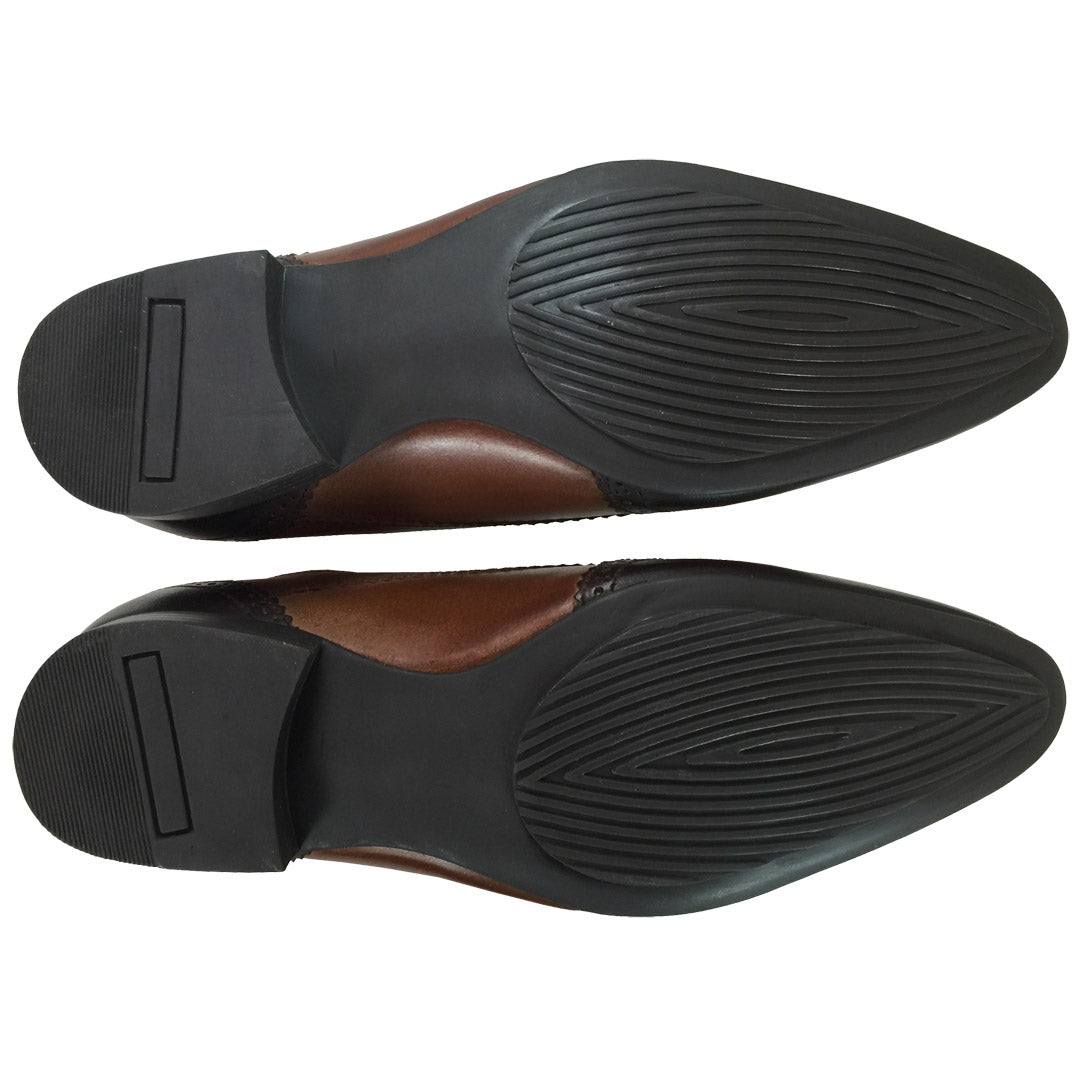 Men's Spectator Shoes Brown And Tan Brogues Coogan London